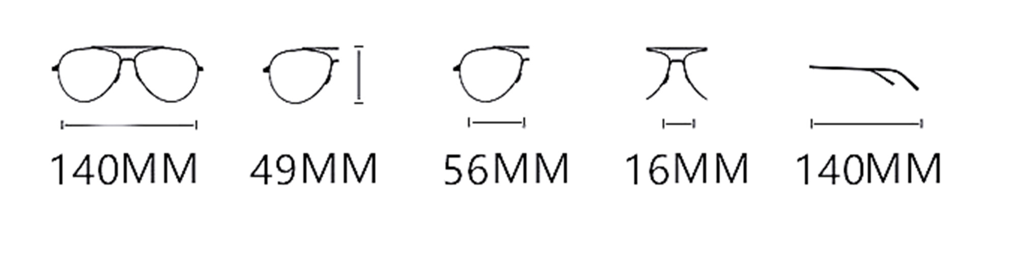  Солнцезащитные очки картинка Мужские Caipai Polarized Авиаторы FP9407-C4 