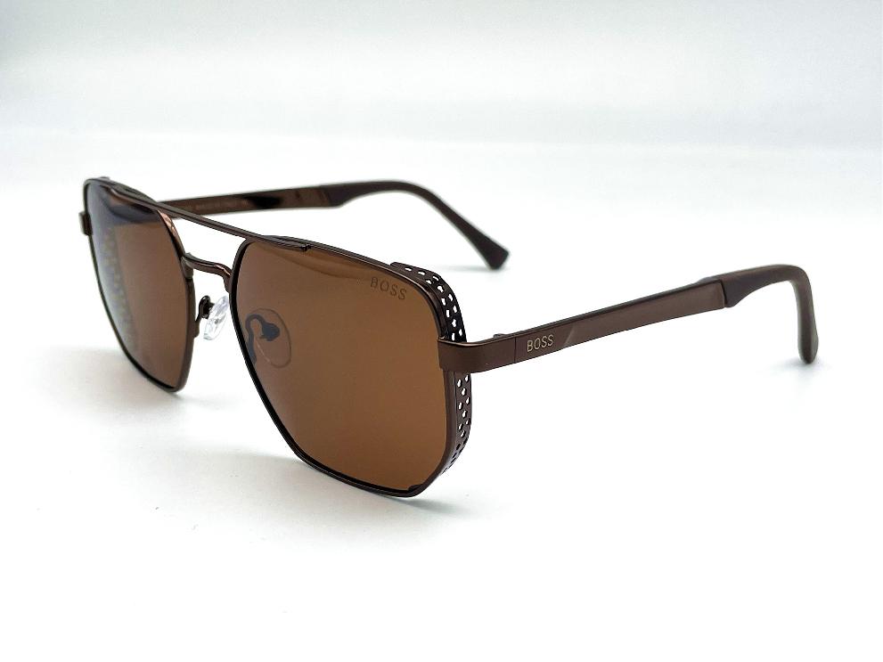  Солнцезащитные очки картинка  Мужские Брендовые Polarized Квадратные 9022-C2 