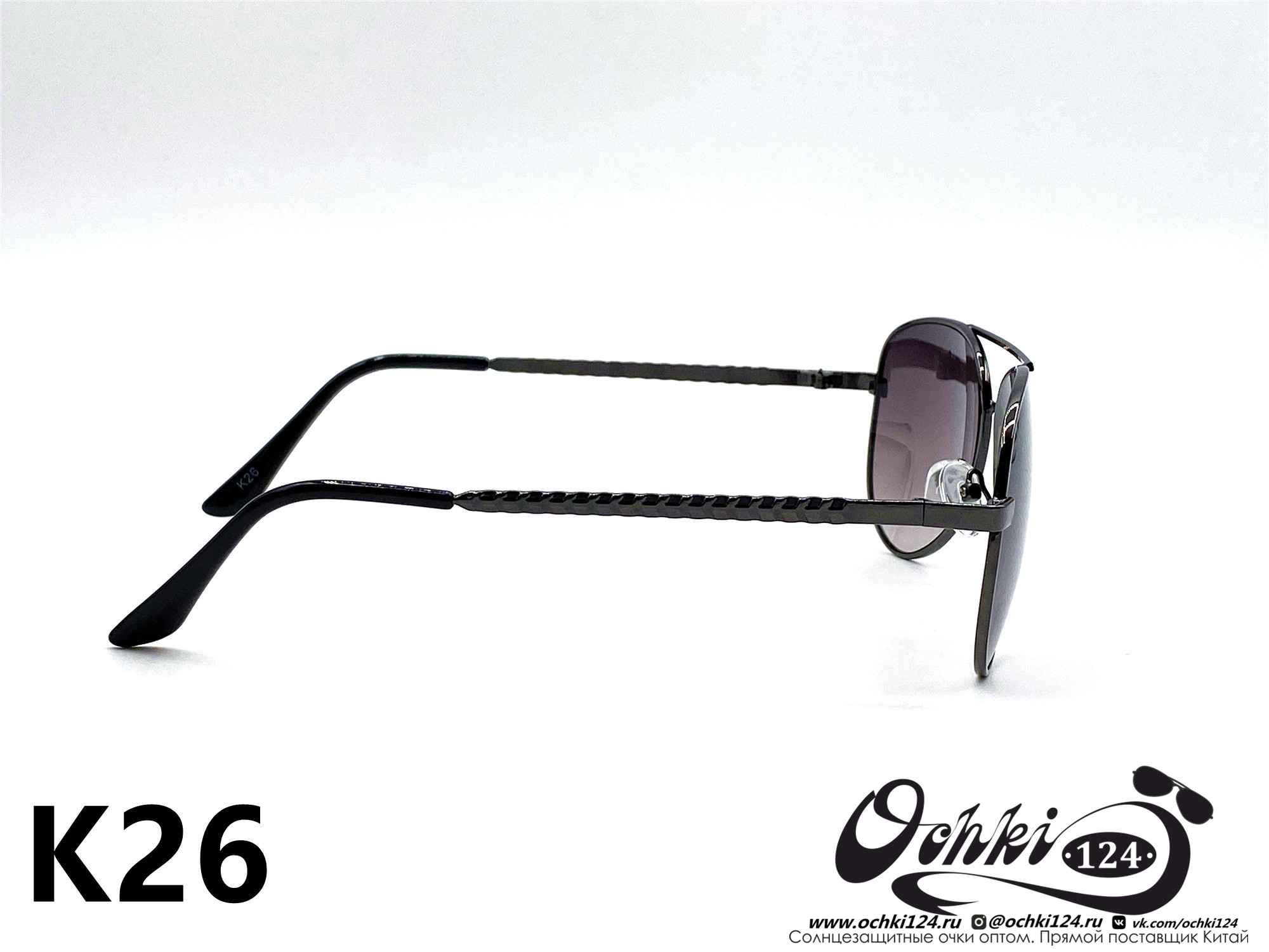  Солнцезащитные очки картинка 2022 Унисекс Авиаторы KaiFeng K26-3 