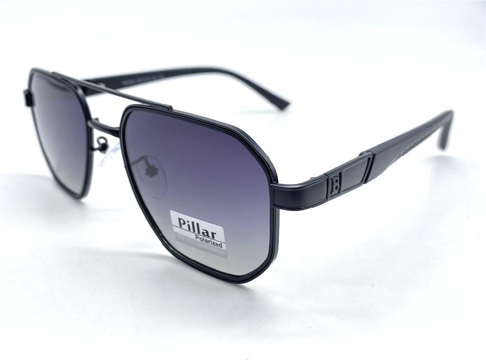  Солнцезащитные очки картинка 2026 Мужские Pillar Polarized Квадратные P6028-C4 