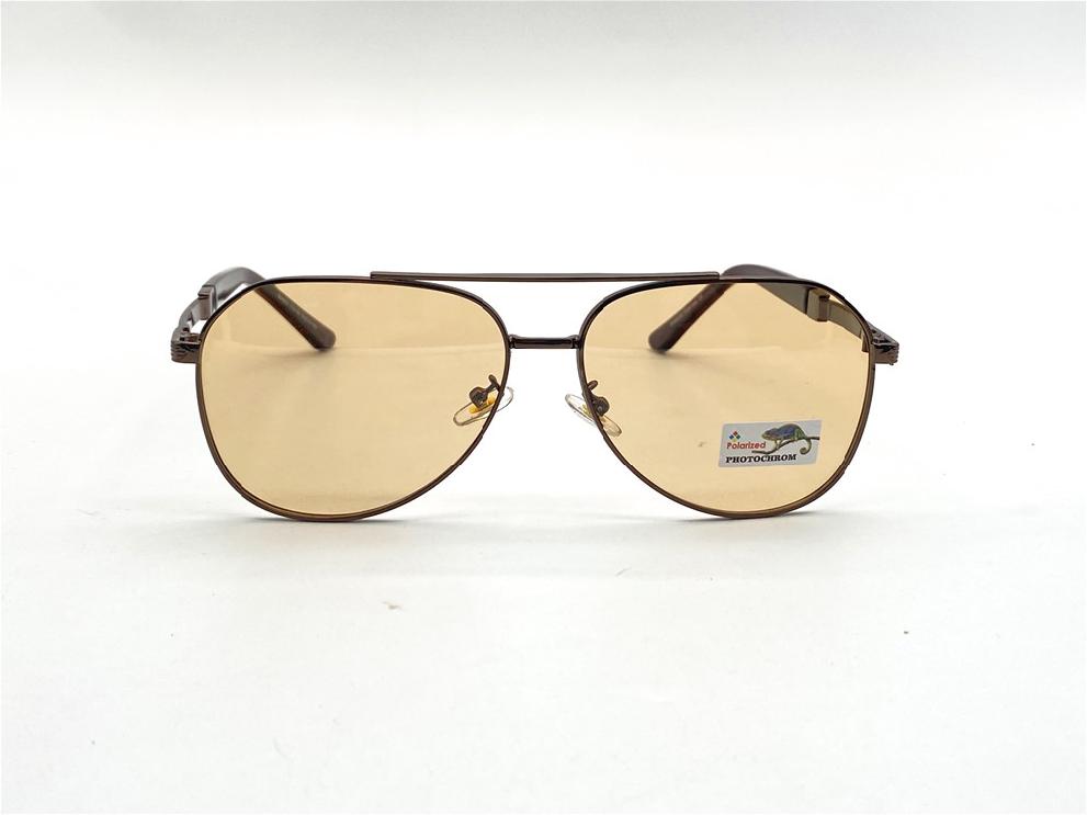  Солнцезащитные очки картинка 2026 Мужские Pomiled Polarized+Хамелеон Авиаторы B08802-C10-52 