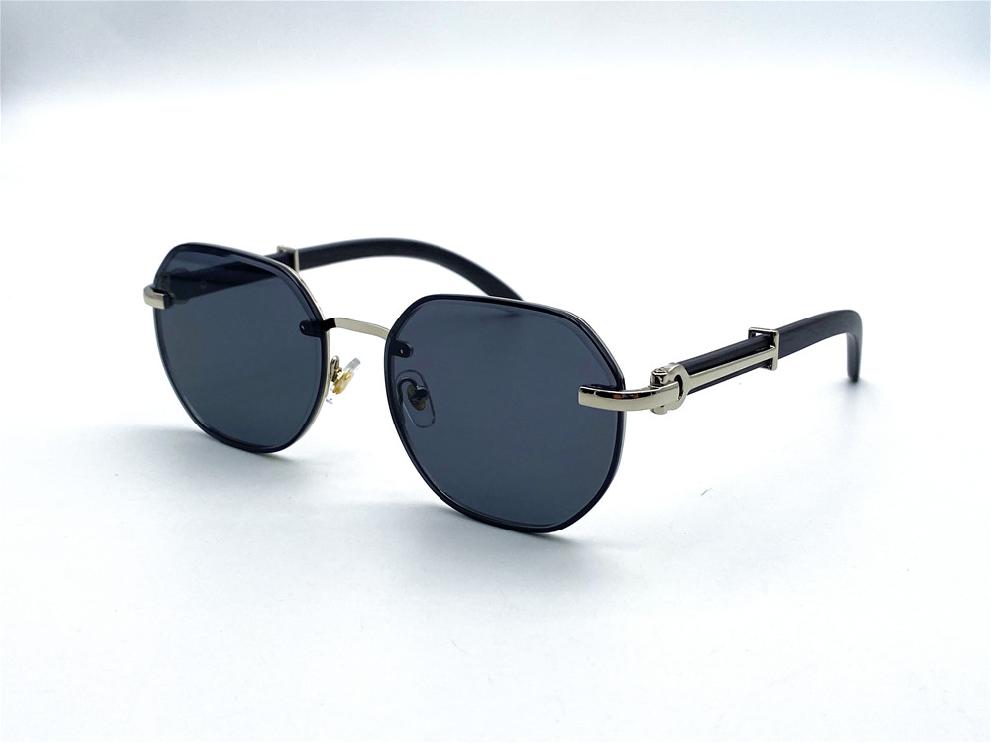  Солнцезащитные очки картинка 2025 Женские Брендовые  Геометрические формы 52012-C4 