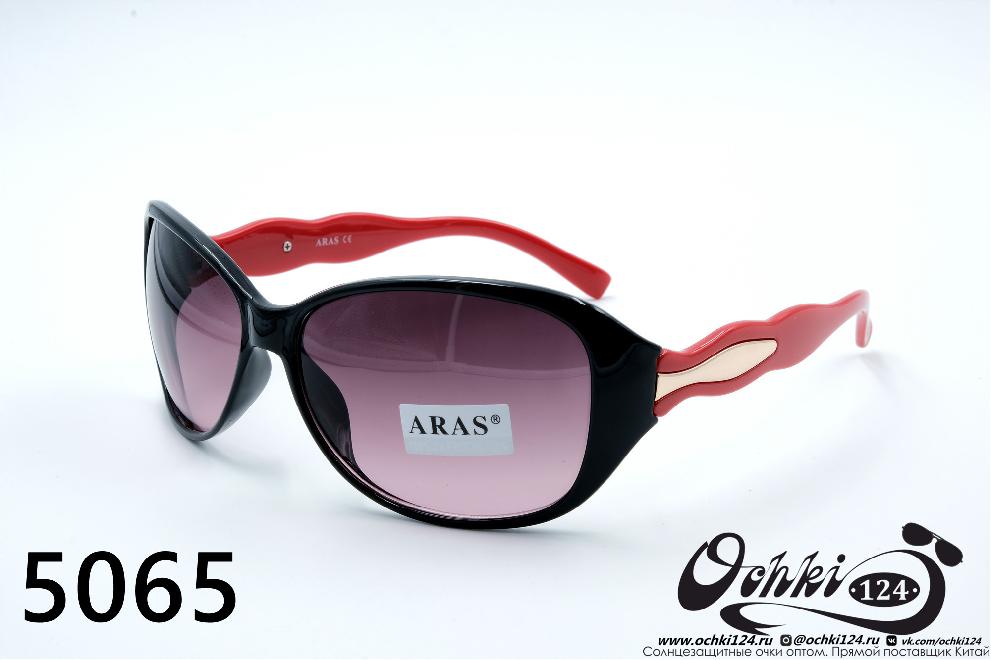  Солнцезащитные очки картинка 2022 Женские Лисички Aras 5065-3 