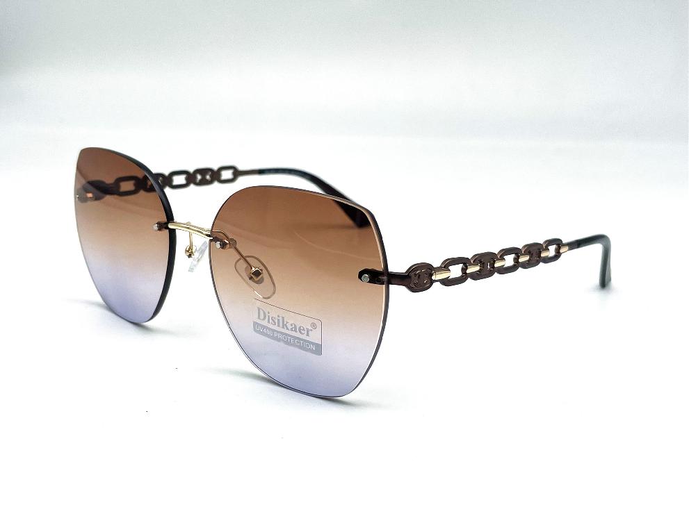  Солнцезащитные очки картинка Женские Disikaer  Прямоугольные 88391-C5-26 