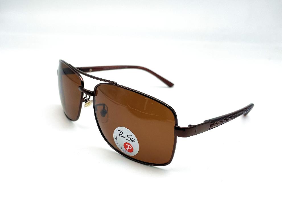  Солнцезащитные очки картинка Мужские PaiShi Polarized Квадратные P5009-C10-32 