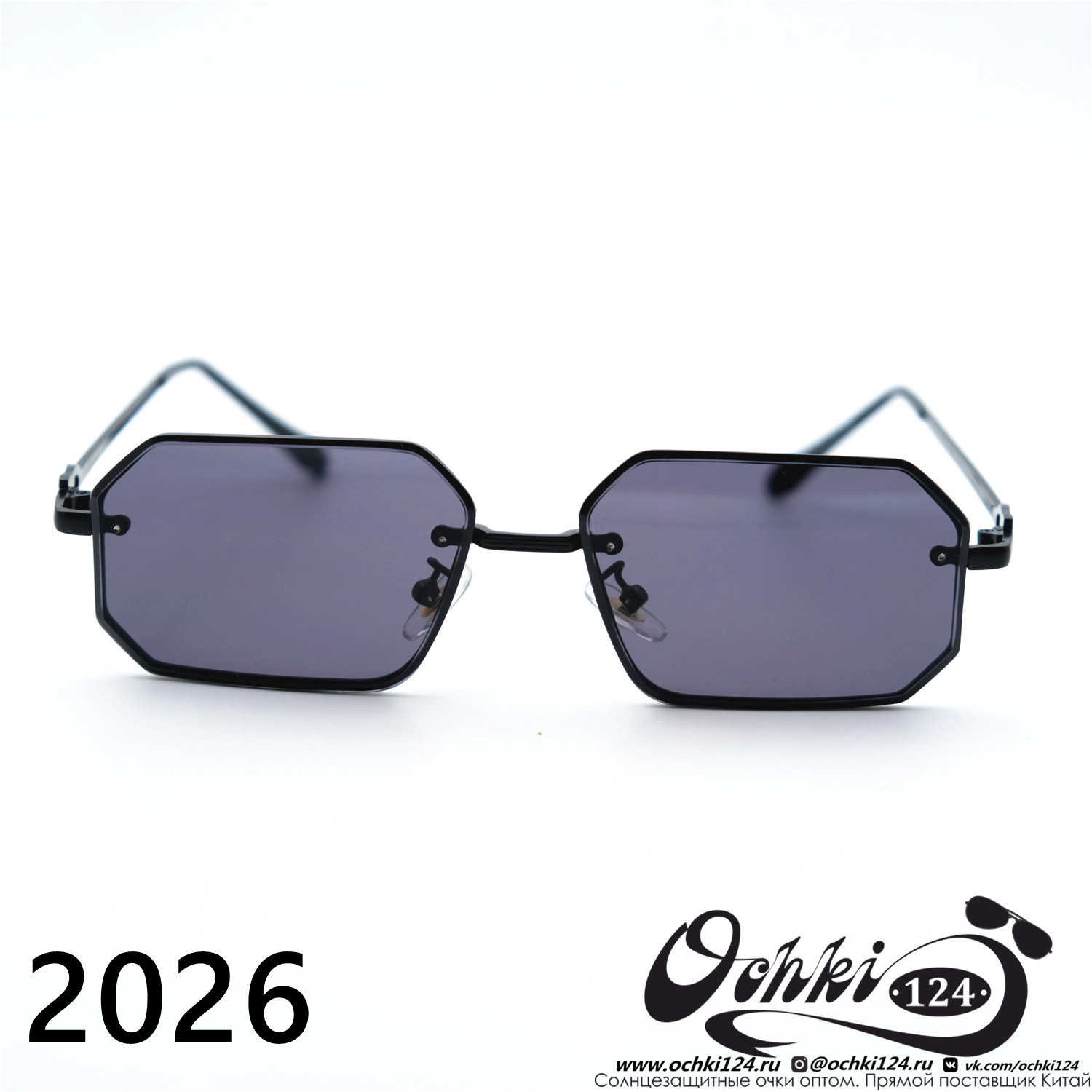  Солнцезащитные очки картинка 2023 Женские Узкие и длинные 2023 2026-C1 