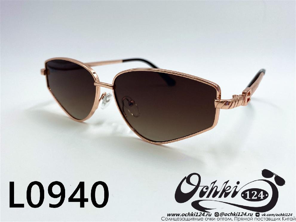  Солнцезащитные очки картинка 2022 Женские Лисички L0940-2 