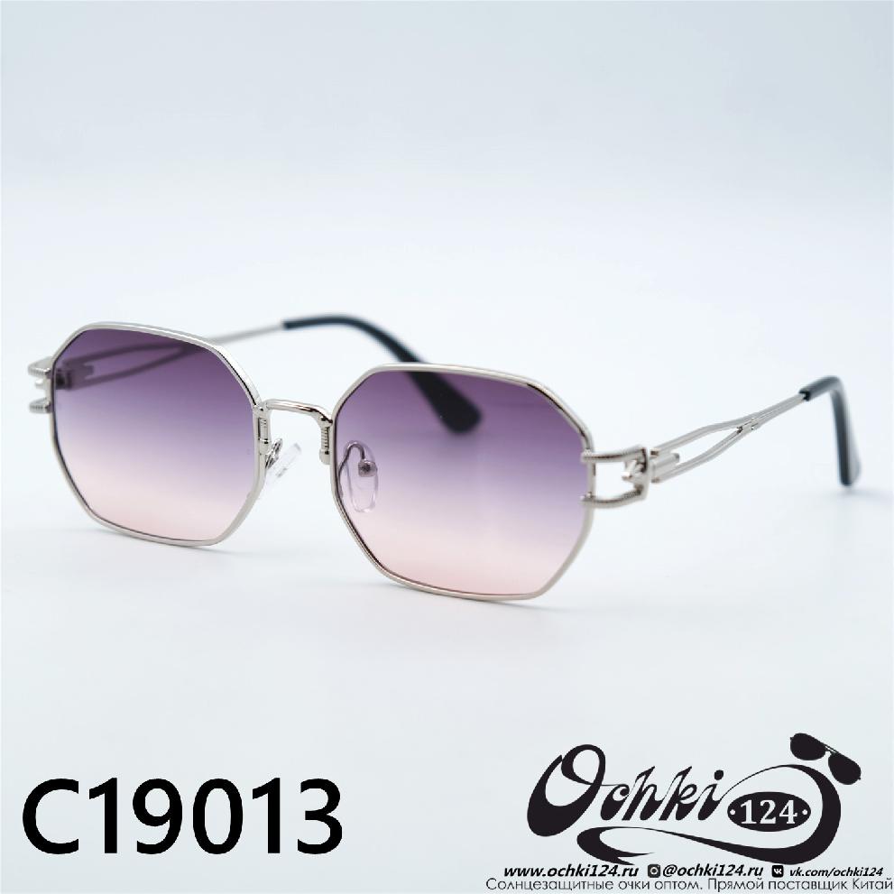  Солнцезащитные очки картинка 2023 Женские Геометрические формы Брендовые C19013-C5 