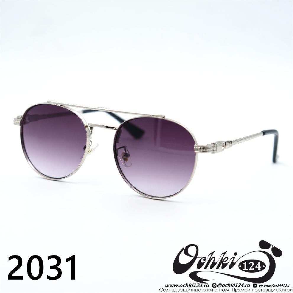 Солнцезащитные очки картинка 2023 Женские Круглые 2023 2031-C2 