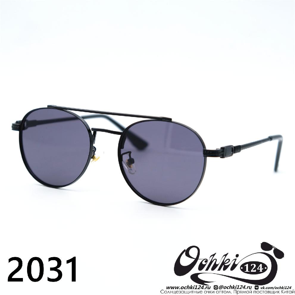  Солнцезащитные очки картинка 2023 Женские Круглые 2023 2031-C1 