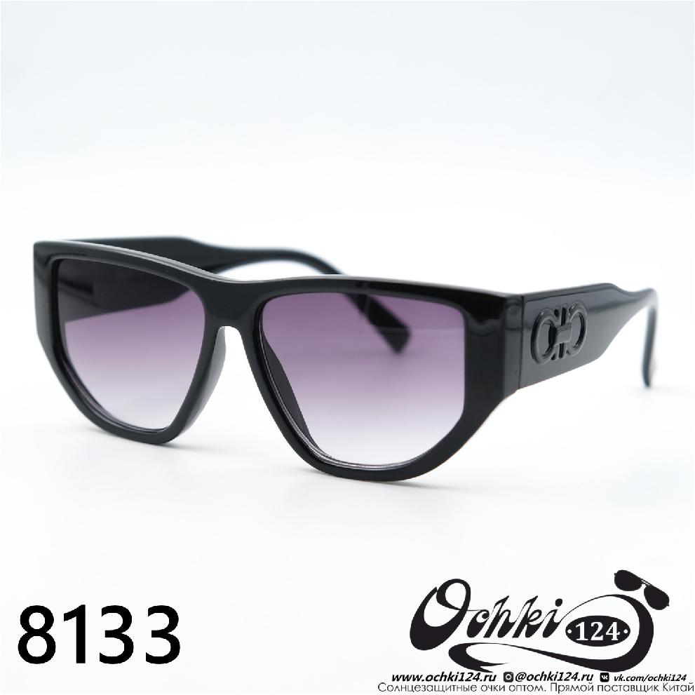  Солнцезащитные очки картинка 2023 Женские Геометрические формы Aras 8133-C1 