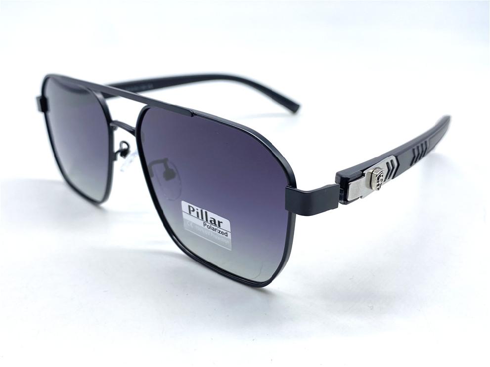  Солнцезащитные очки картинка 2026 Мужские Pillar Polarized Геометрические формы P6029-C4 