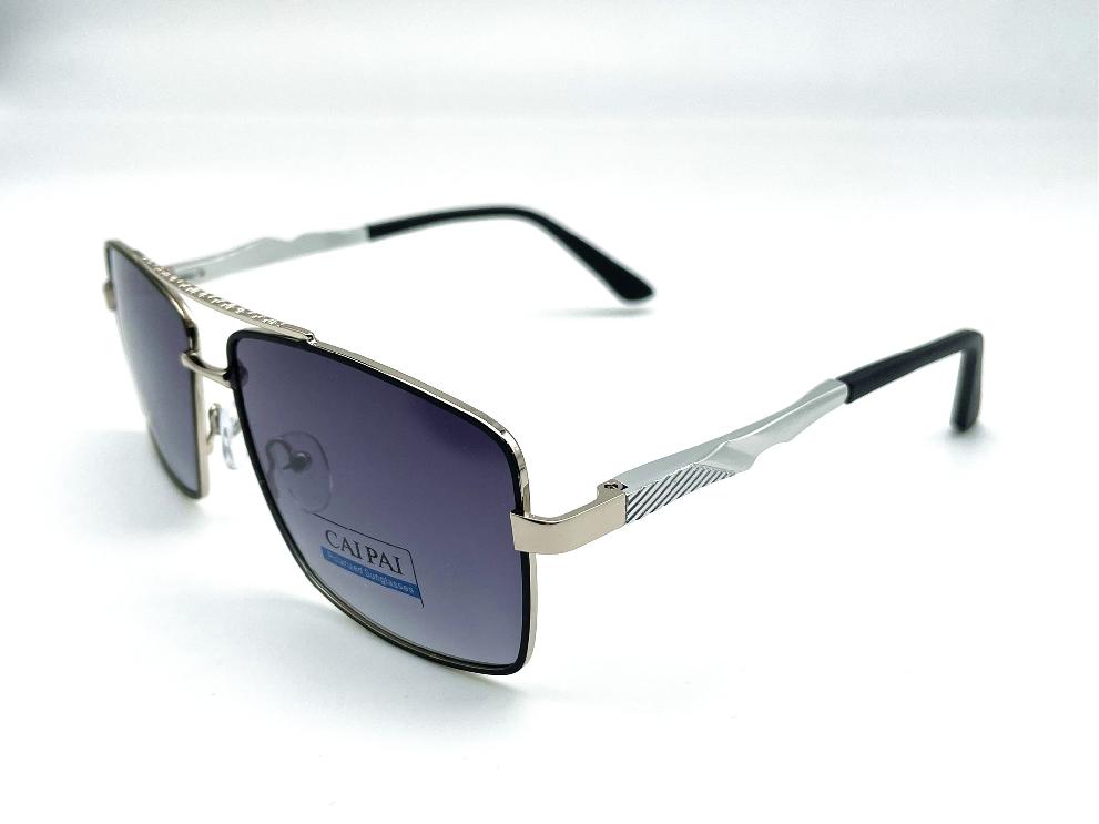  Солнцезащитные очки картинка Мужские Caipai Polarized Квадратные P4008-С4 