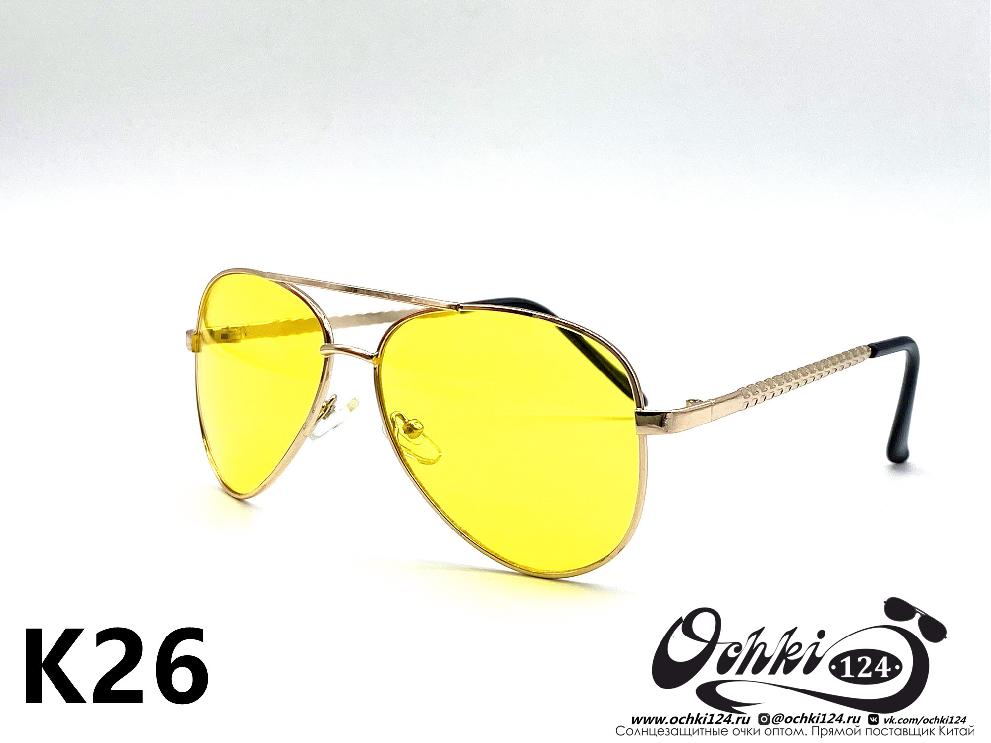  Солнцезащитные очки картинка 2022 Унисекс Авиаторы KaiFeng K26-6 
