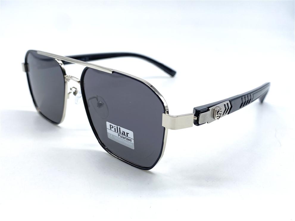  Солнцезащитные очки картинка 2026 Мужские Pillar Polarized Геометрические формы P6029-C5 