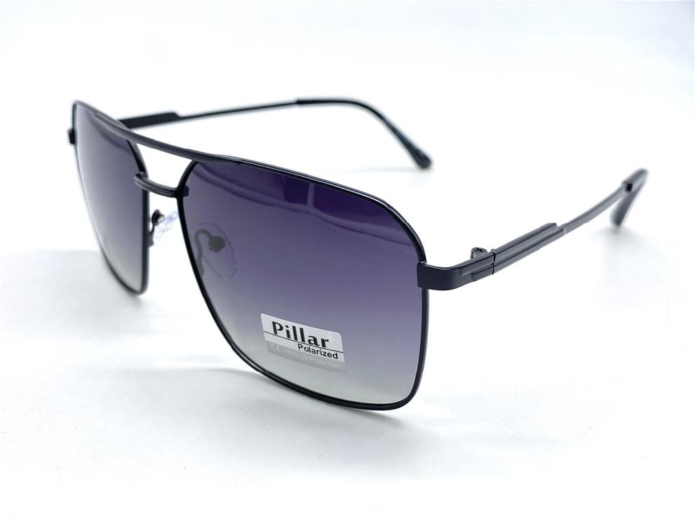  Солнцезащитные очки картинка 2026 Мужские Pillar Polarized Квадратные P6027-C4 