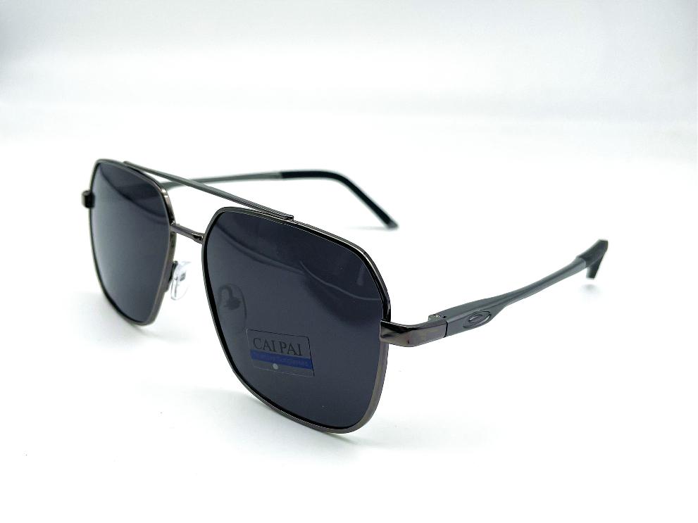  Солнцезащитные очки картинка Мужские Caipai Polarized Квадратные P4003-С2 