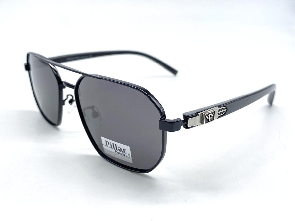  Солнцезащитные очки картинка 2026 Мужские Pillar Polarized Геометрические формы P6033-C1 