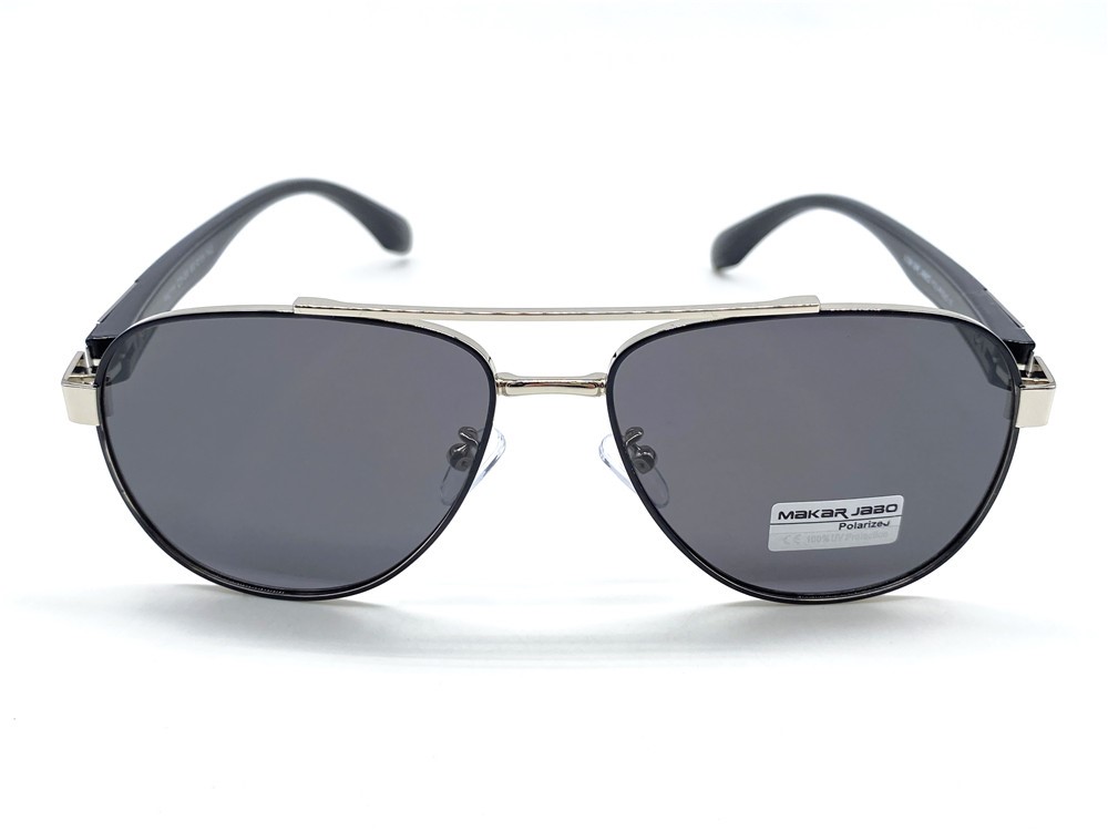  Солнцезащитные очки картинка 2026 Мужские Makar Jabo Polarized Авиаторы P9015-C3-08 