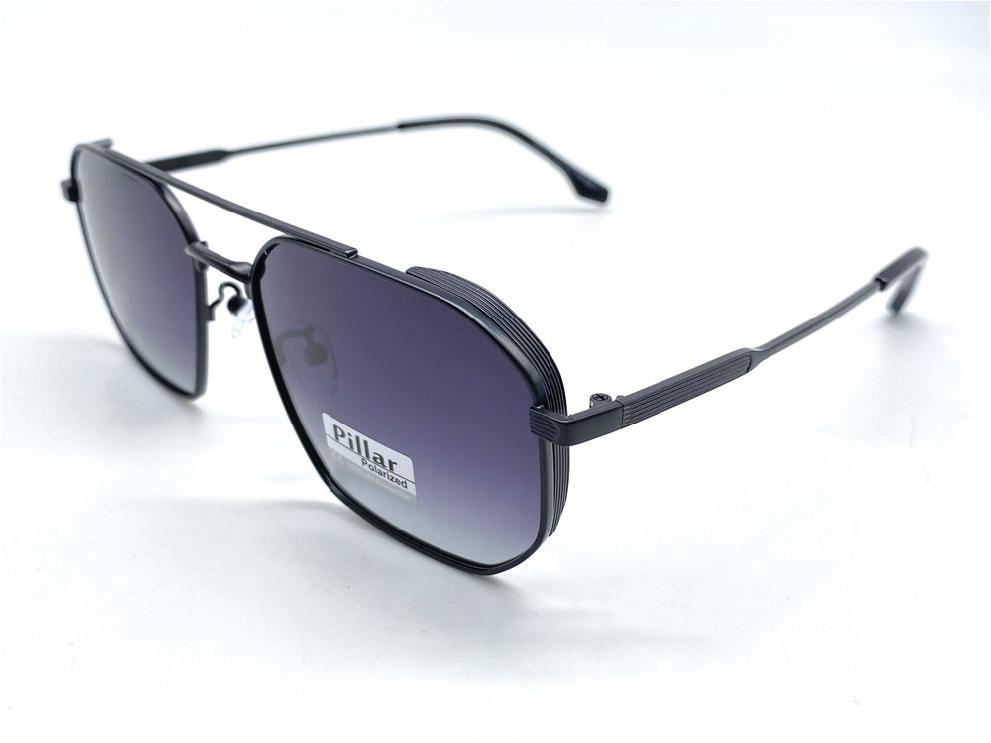  Солнцезащитные очки картинка 2026 Мужские Pillar Polarized Геометрические формы P6031-C4 