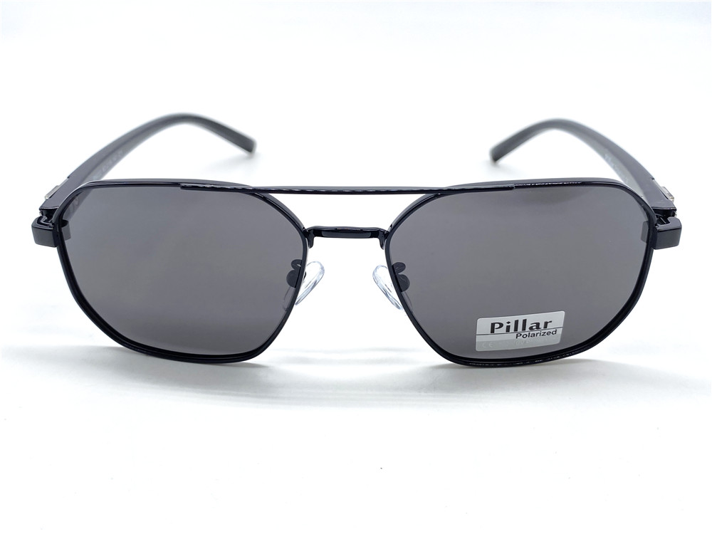  Солнцезащитные очки картинка 2026 Мужские Pillar Polarized Геометрические формы P6033-C1 
