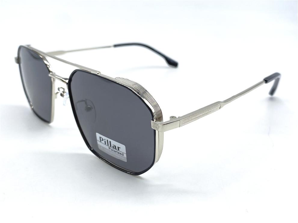 Солнцезащитные очки картинка 2026 Мужские Pillar Polarized Геометрические формы P6031-C5 